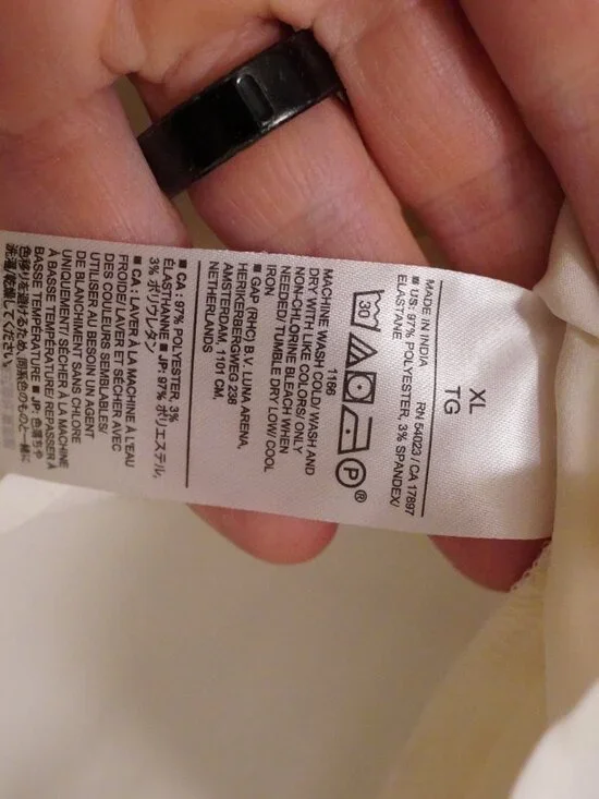 Banana Republic Factory Ivory Split Neck Blouse XL Cap Sleeve Top - Picture 3 of 3